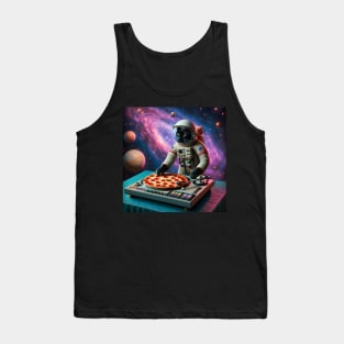 Dj Pizza Cat in Space Tank Top